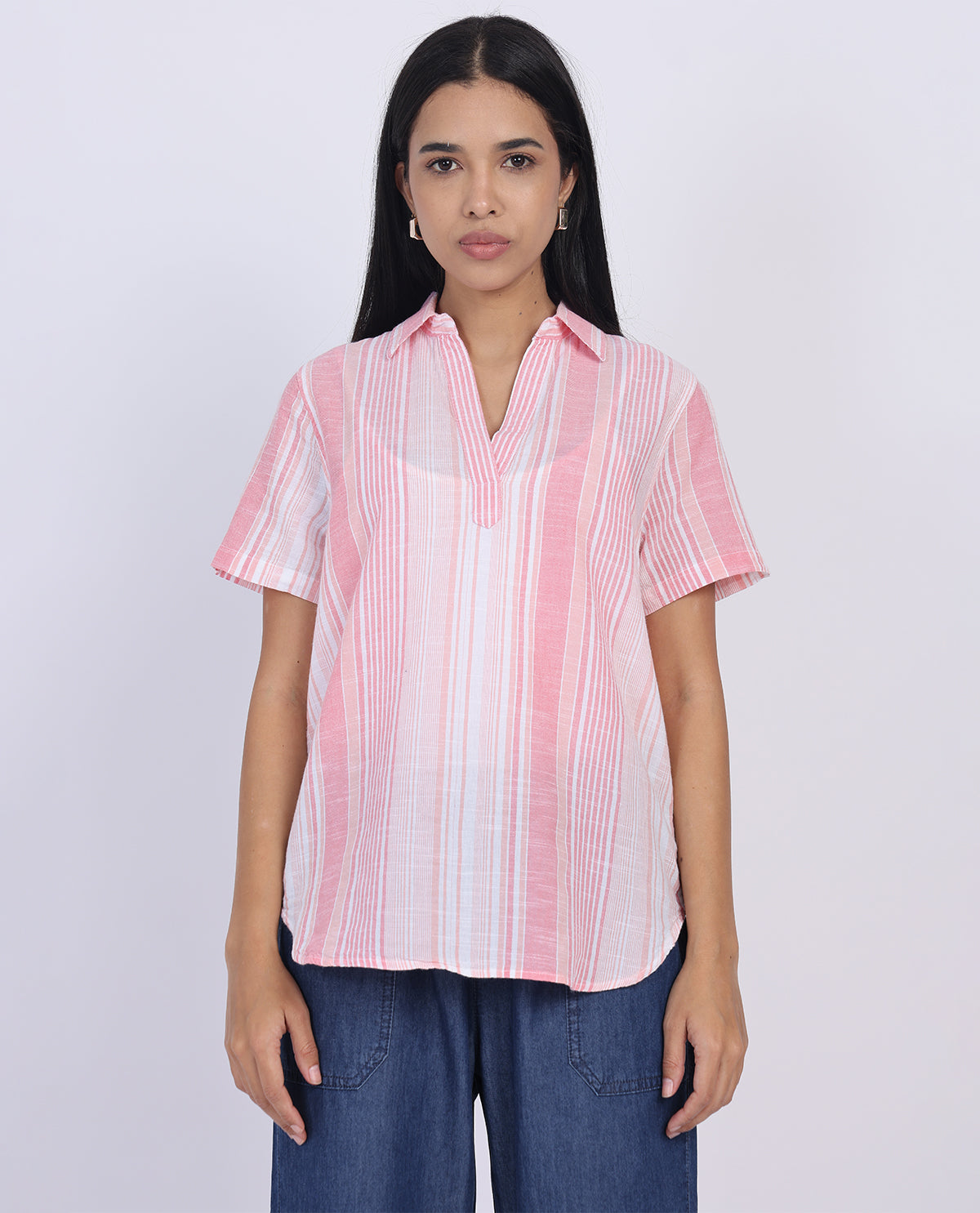 Dash 3/4 Sleeve Linen Top