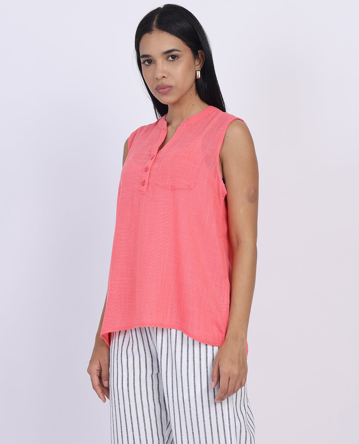 Dash Sleeveless Gauze Top