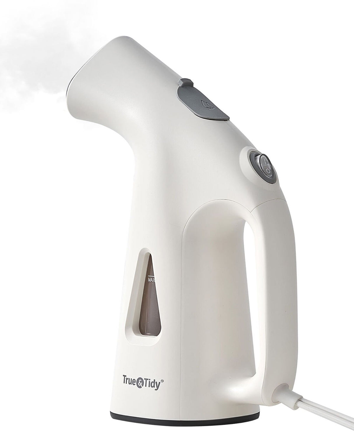 True & Tidy Portable White Garment Steamer