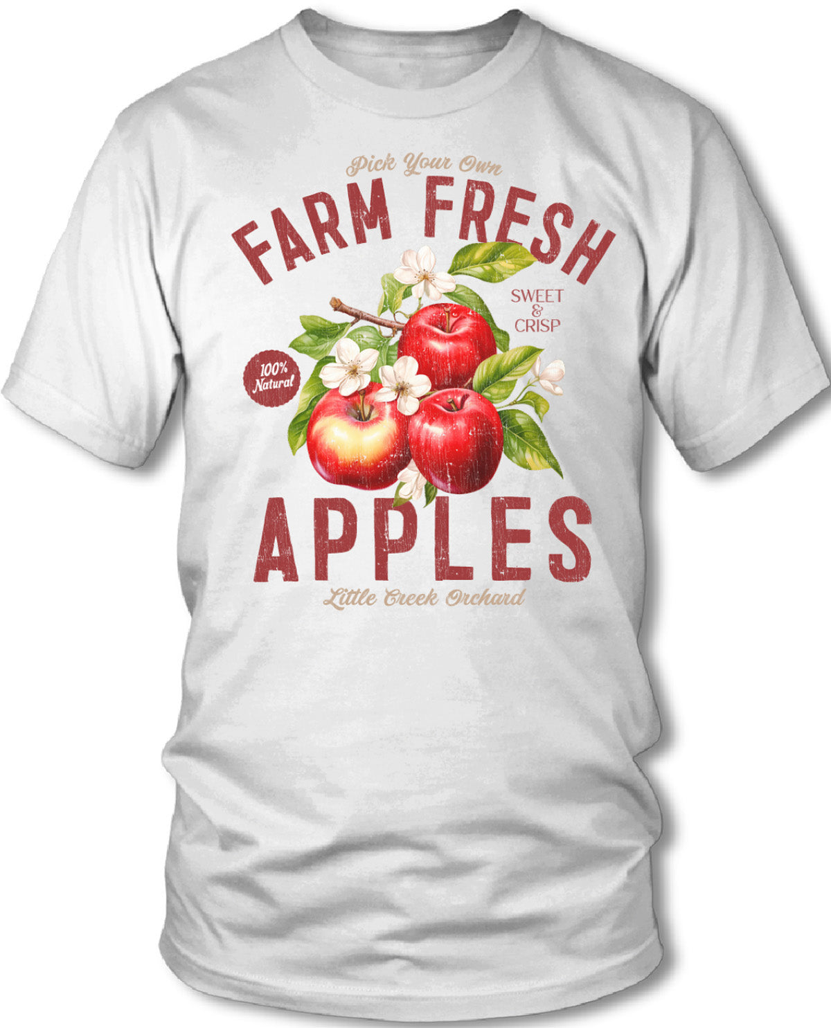 Women's Farm Fresh Apples Short Sleeve Tee