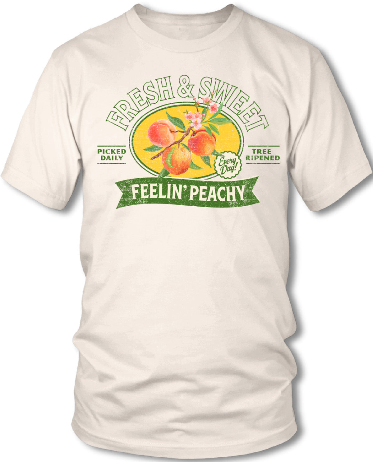 Women's Fresh & Sweet Peaches Short Sleeve Tee