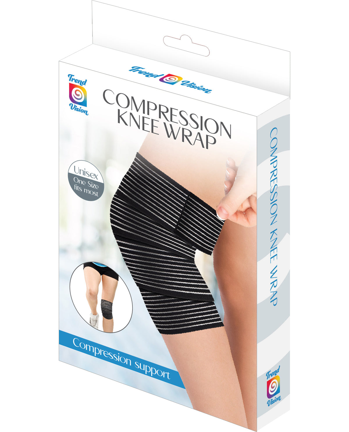 Total Vision Adjustable Compression Knee Wrap