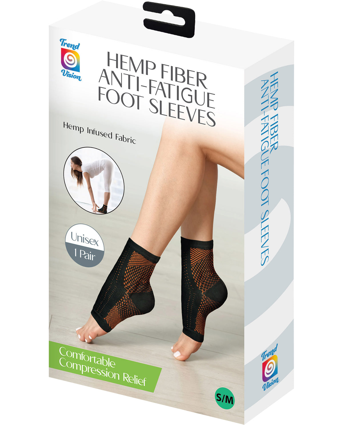 Total Vision Hemp Fiber Anti-Fatigue Foot Sleeve