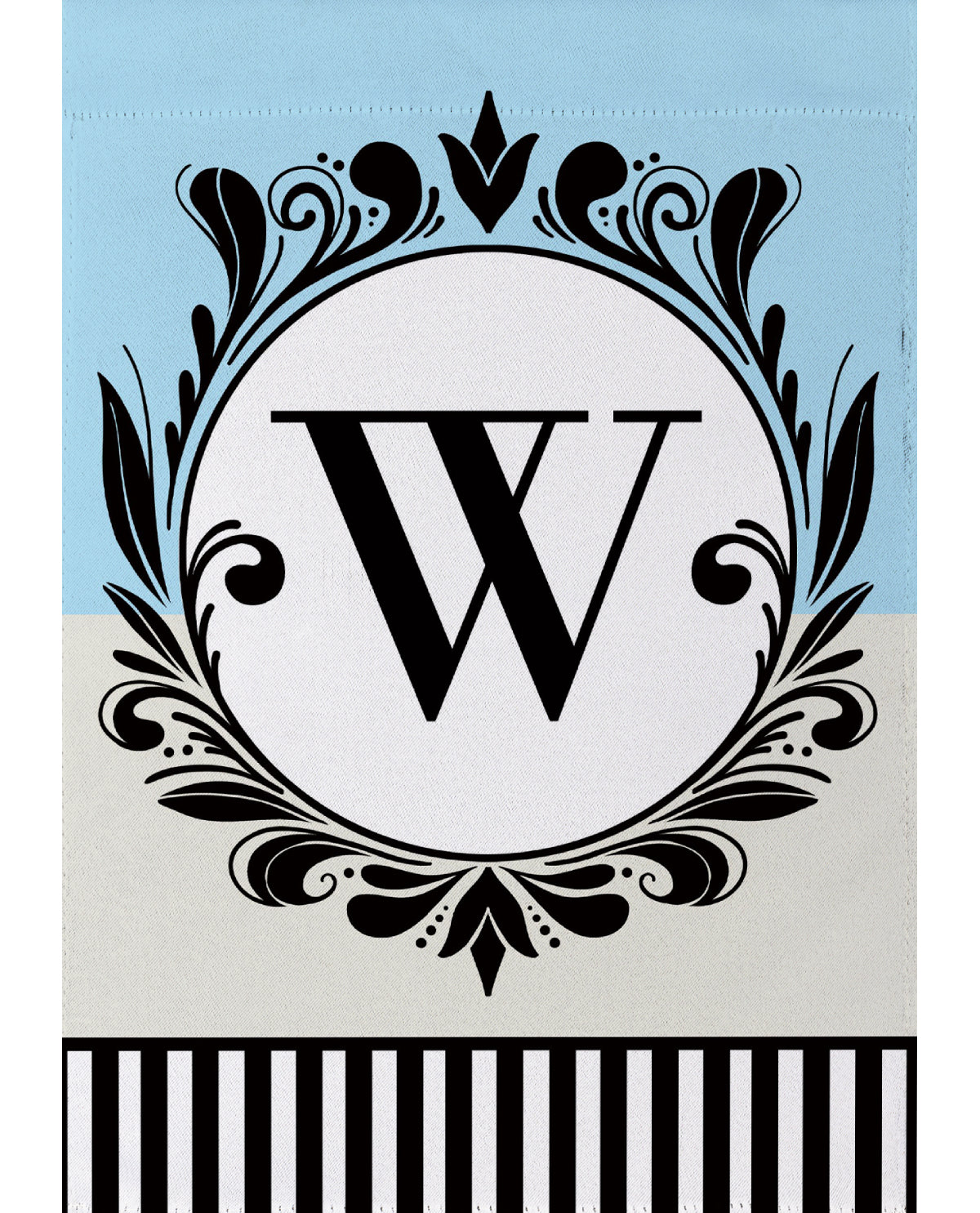 Classic Monogram Garden Flag