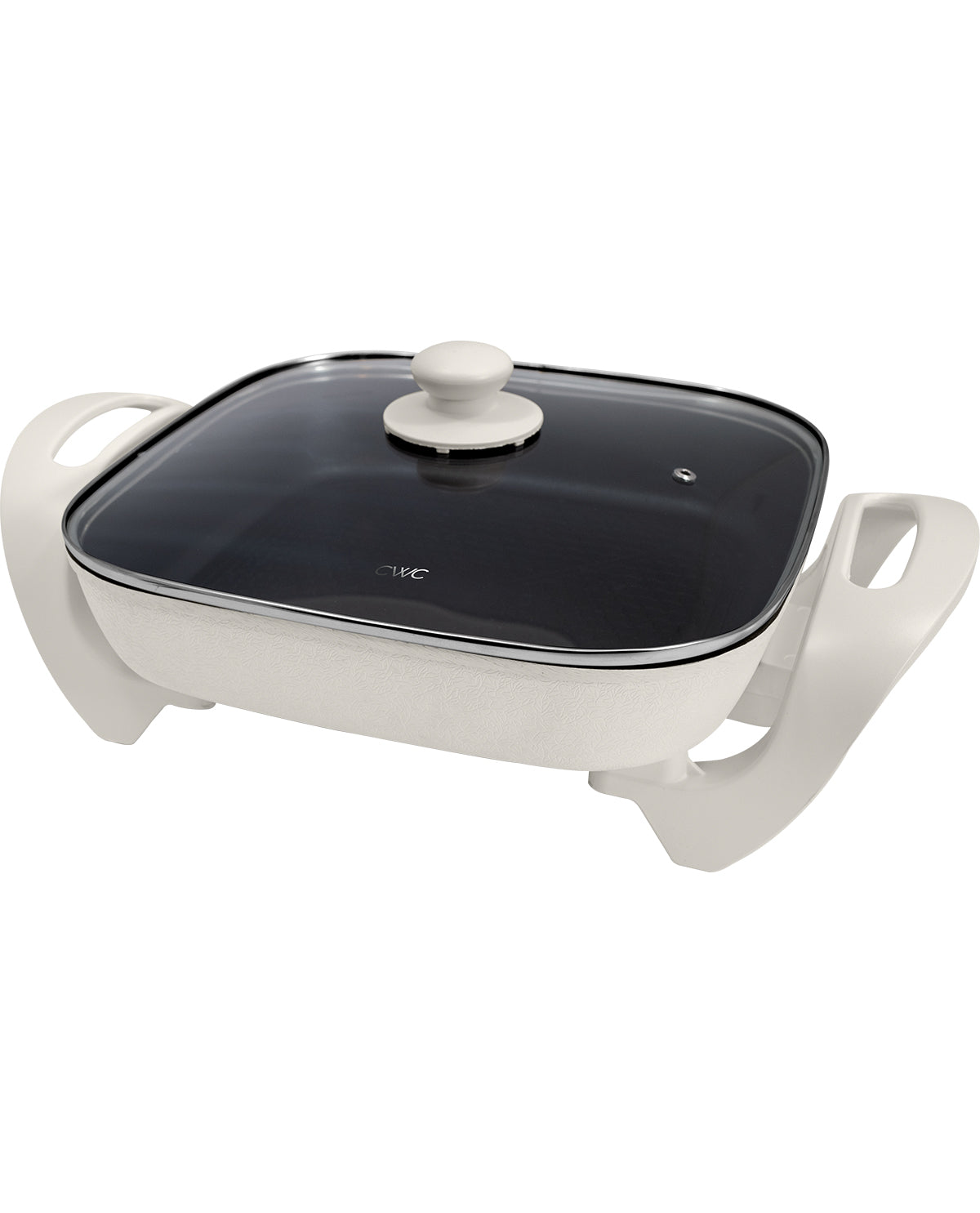 CWC Cream Electric Skillet