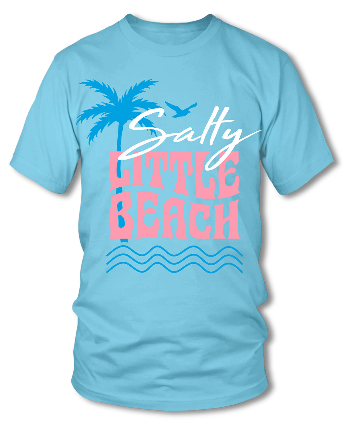 Missy Salty Beach Short Sleeve Screen Tee