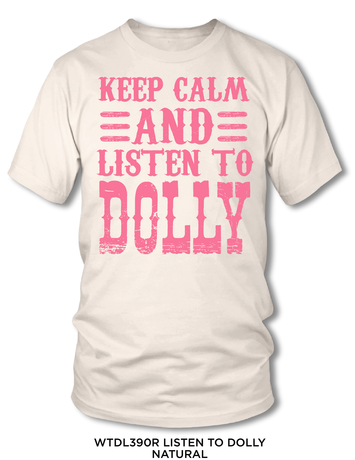 Missy Listen To Dolly Short Sleeve Screen Tee