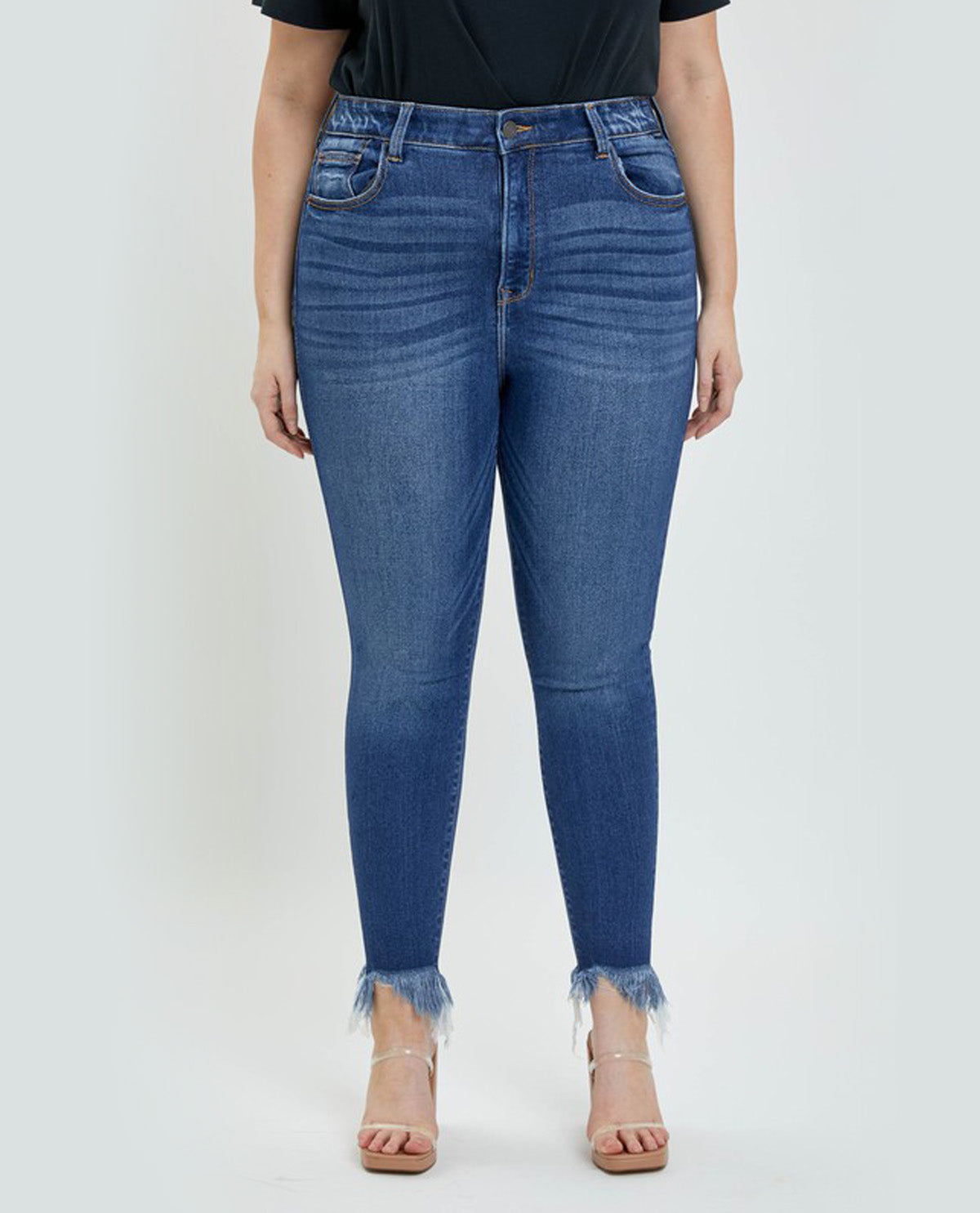 Cello PLUS High Rise Ankle Skinny Jeans