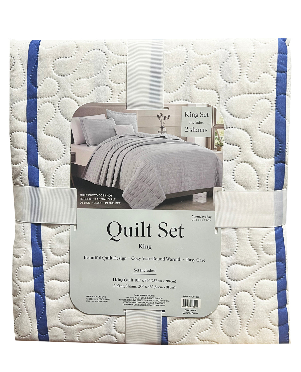 3pc Pinsonic Quilt Set