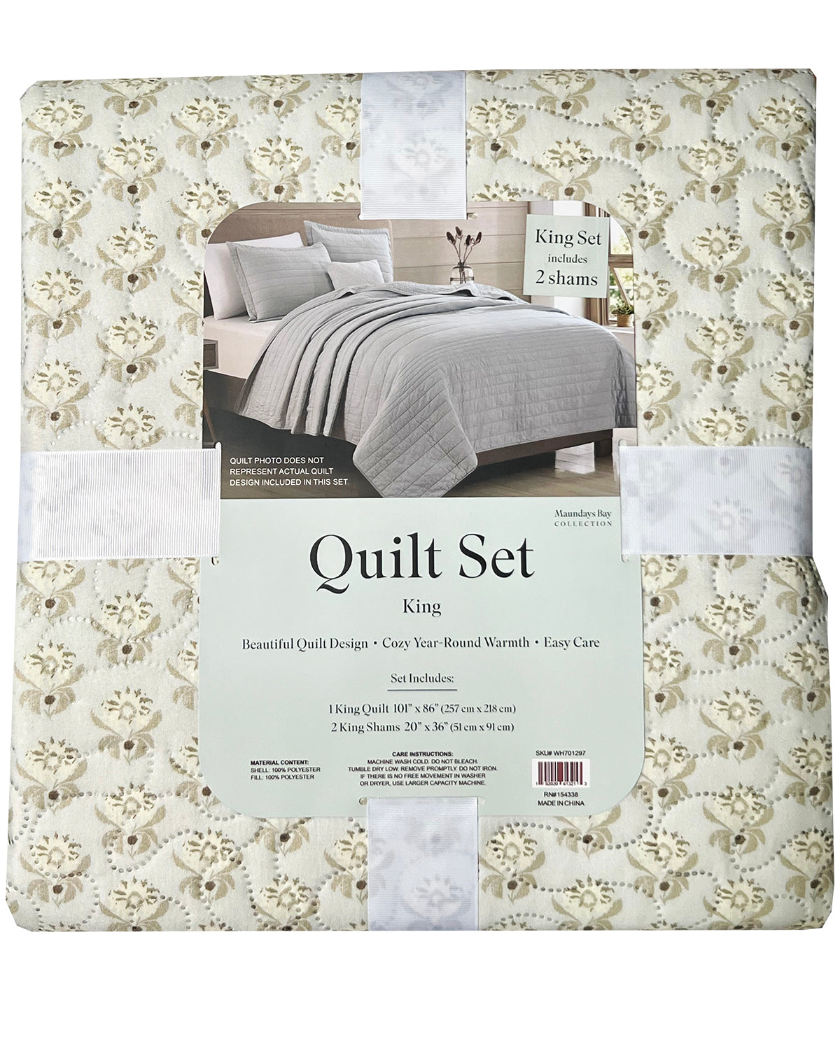 3pc Pinsonic Quilt Set