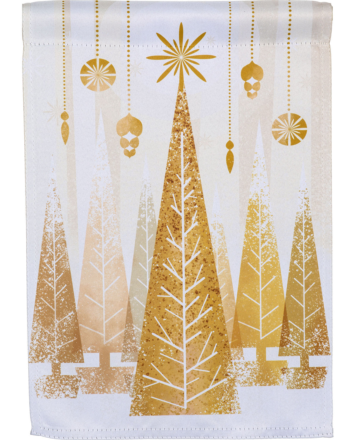 Elegant Christmas Suede Garden Flag