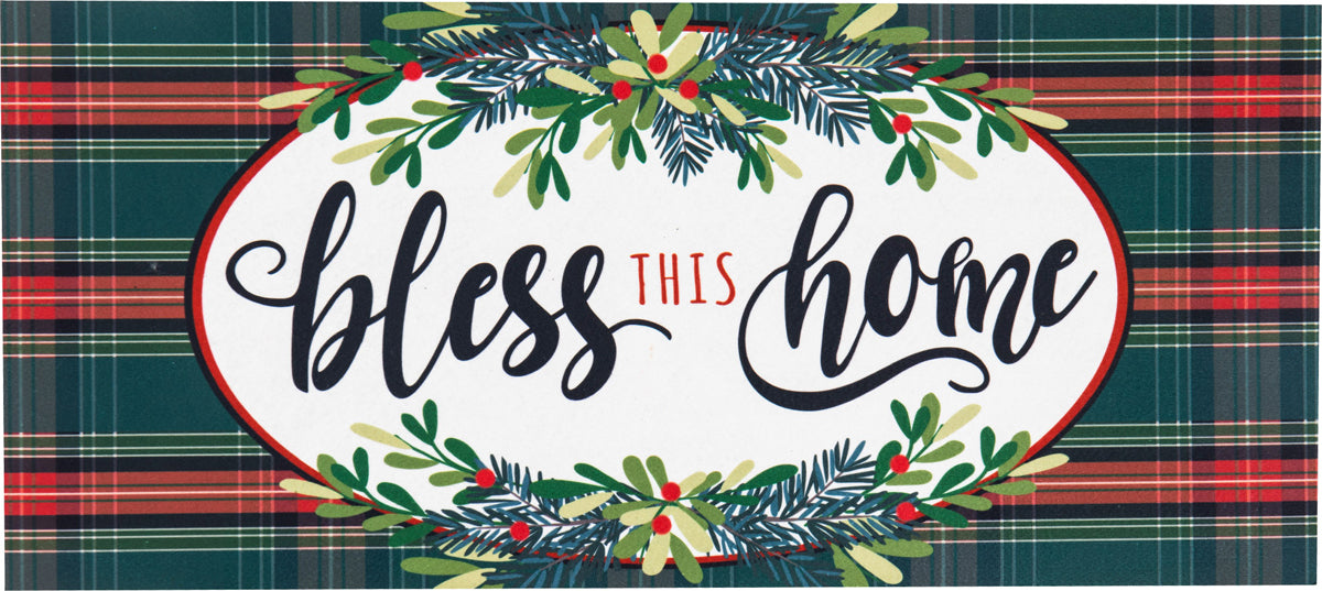 Bless This Home Holiday Sassafras Switch Mat