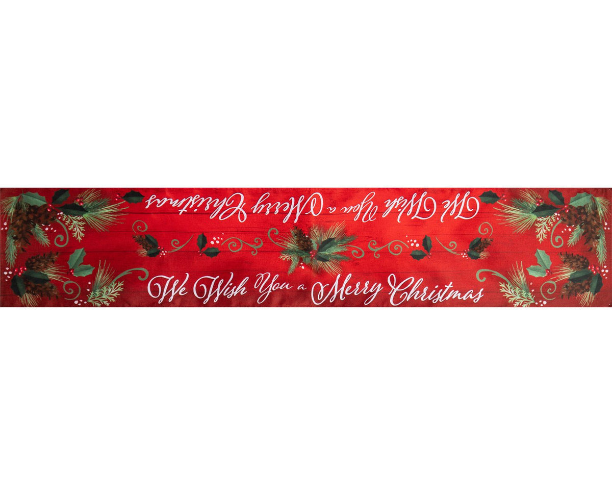 We Wish You A Merry Christmas Table Runner