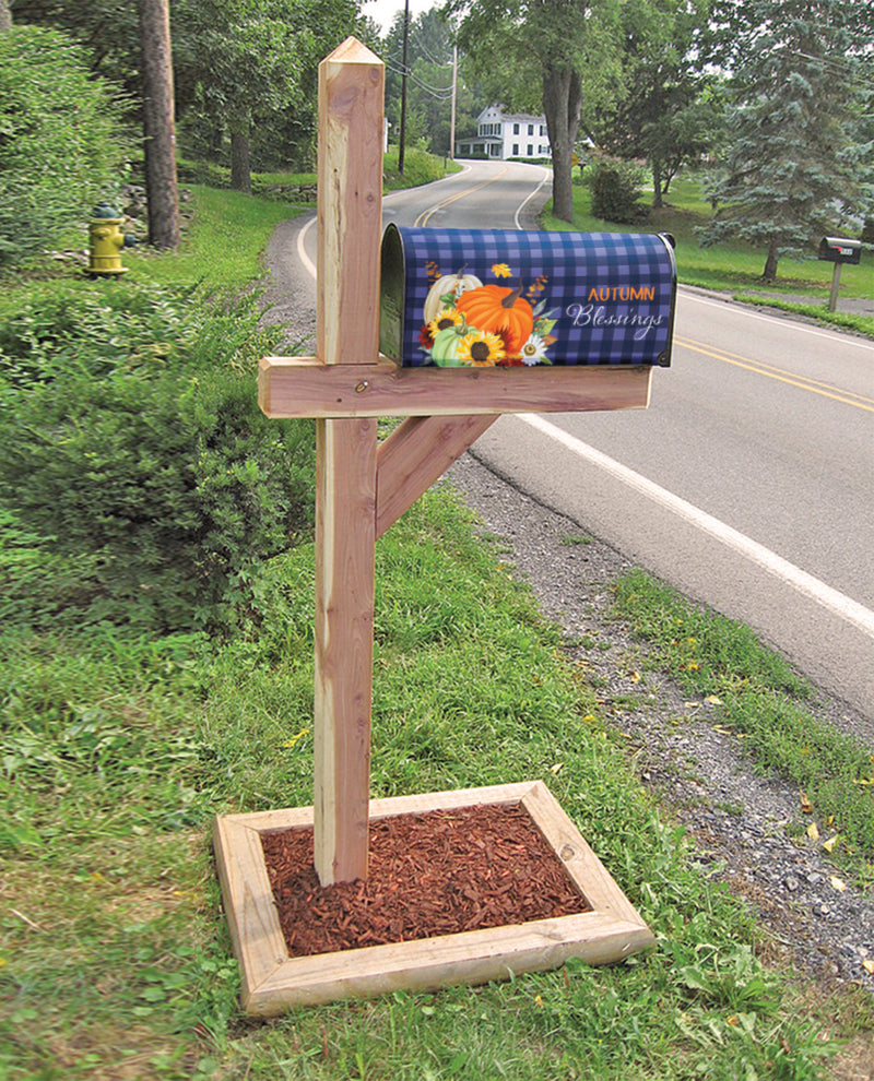 Autumn Blessings Mailbox Cover