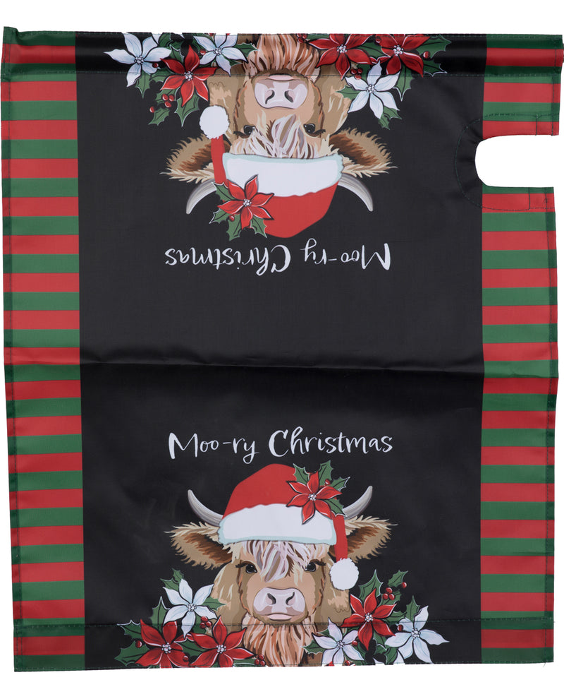 Moo-ry Christmas Mailbox Cover