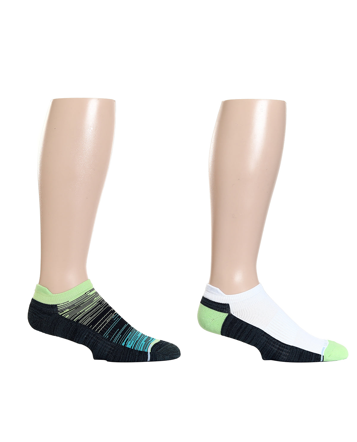 Dr. Motion Men's Ombre Ankle Compression Socks - Two Pack