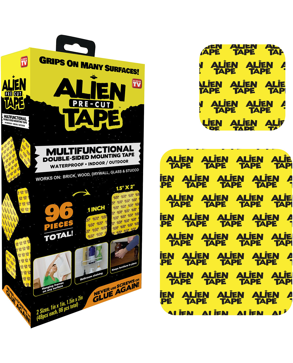 Alien Tape - Pre-Cuts - 96 Pieces