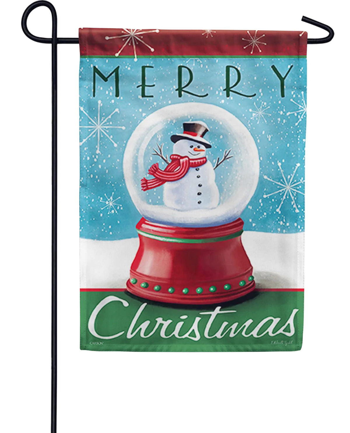 Snow Globe Garden Flag