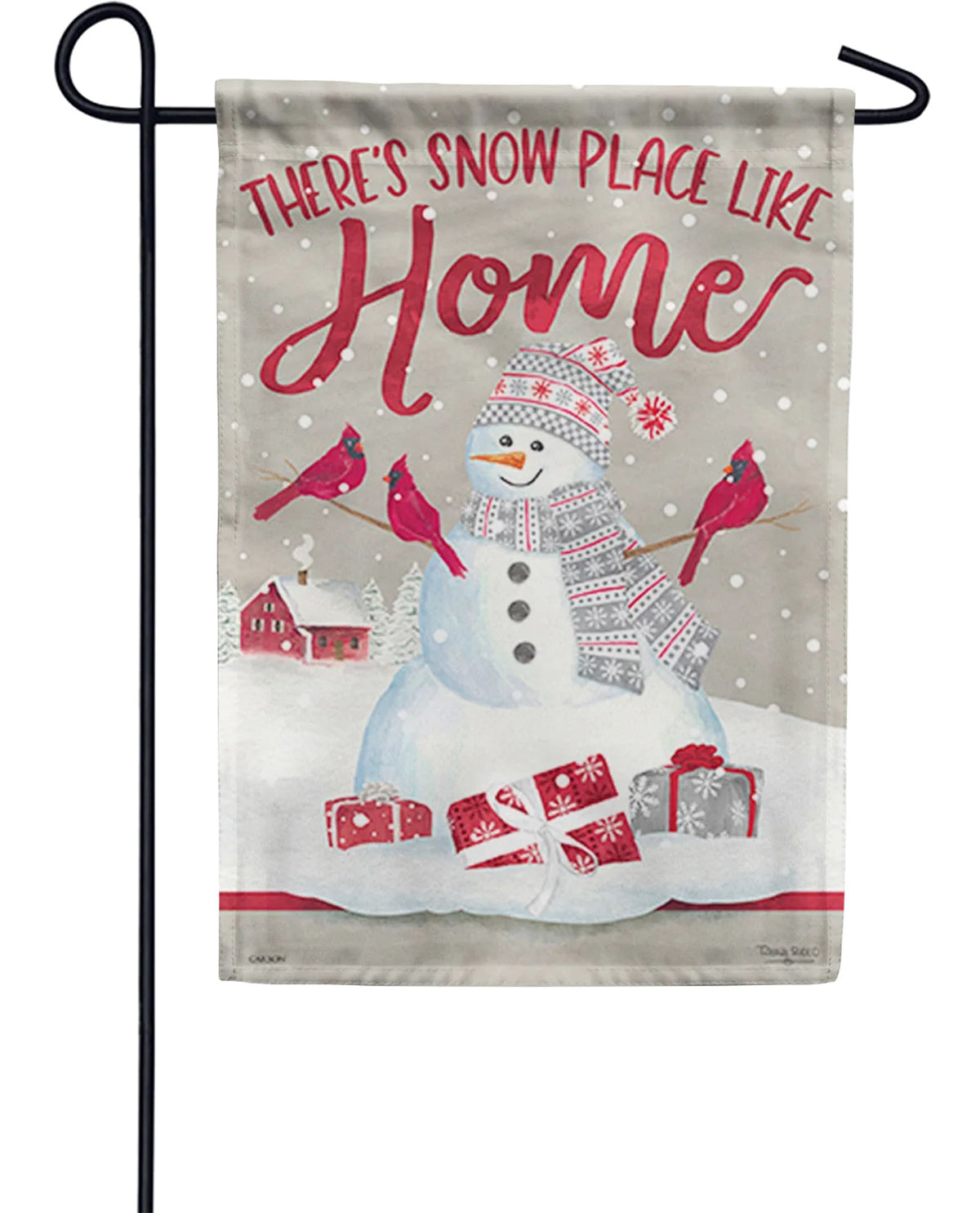 Snow Place Garden Flag