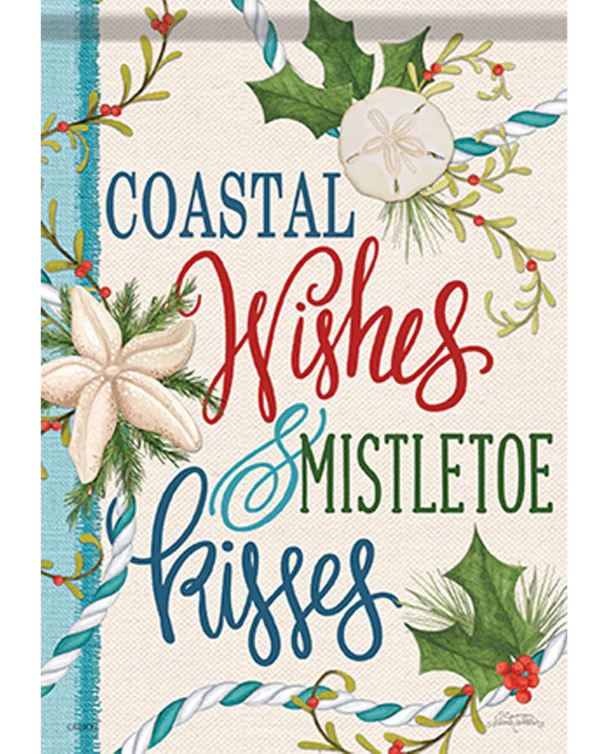 Coastal Wishes Garden Flag