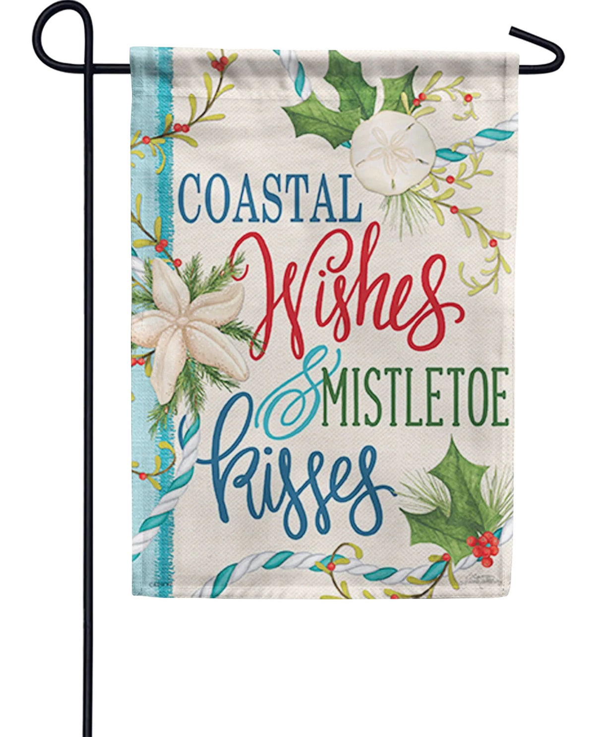 Coastal Wishes Garden Flag