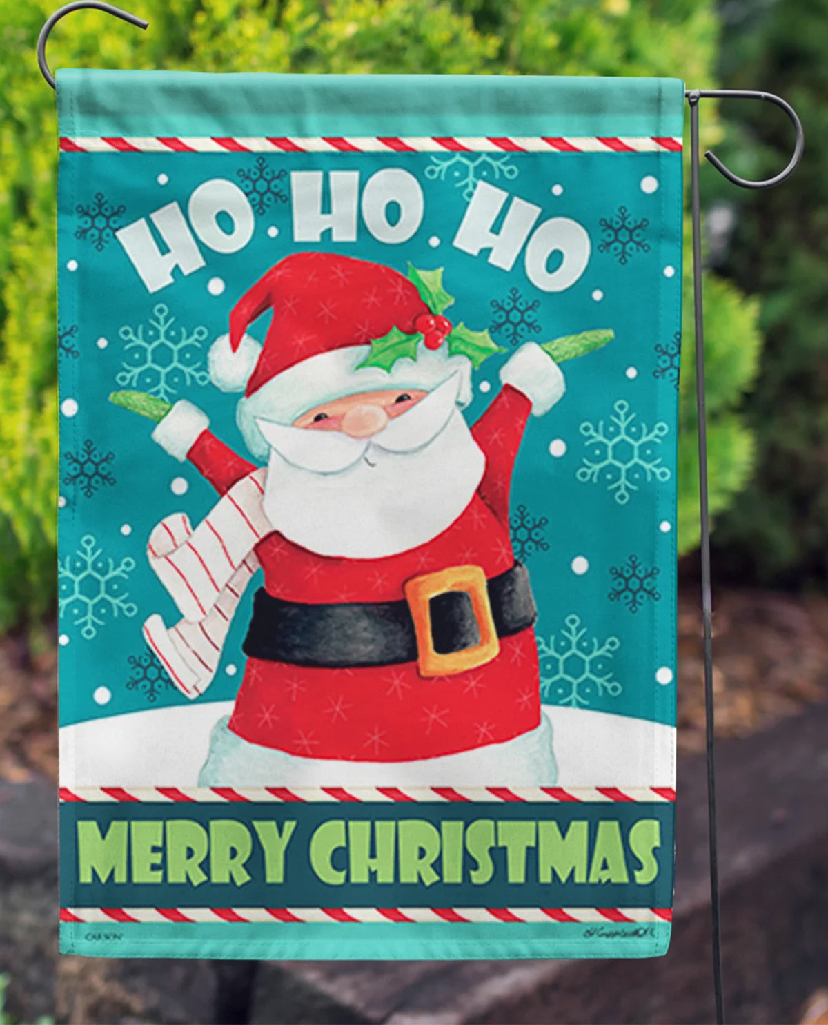 Ho Ho Ho Christmas Garden Flag