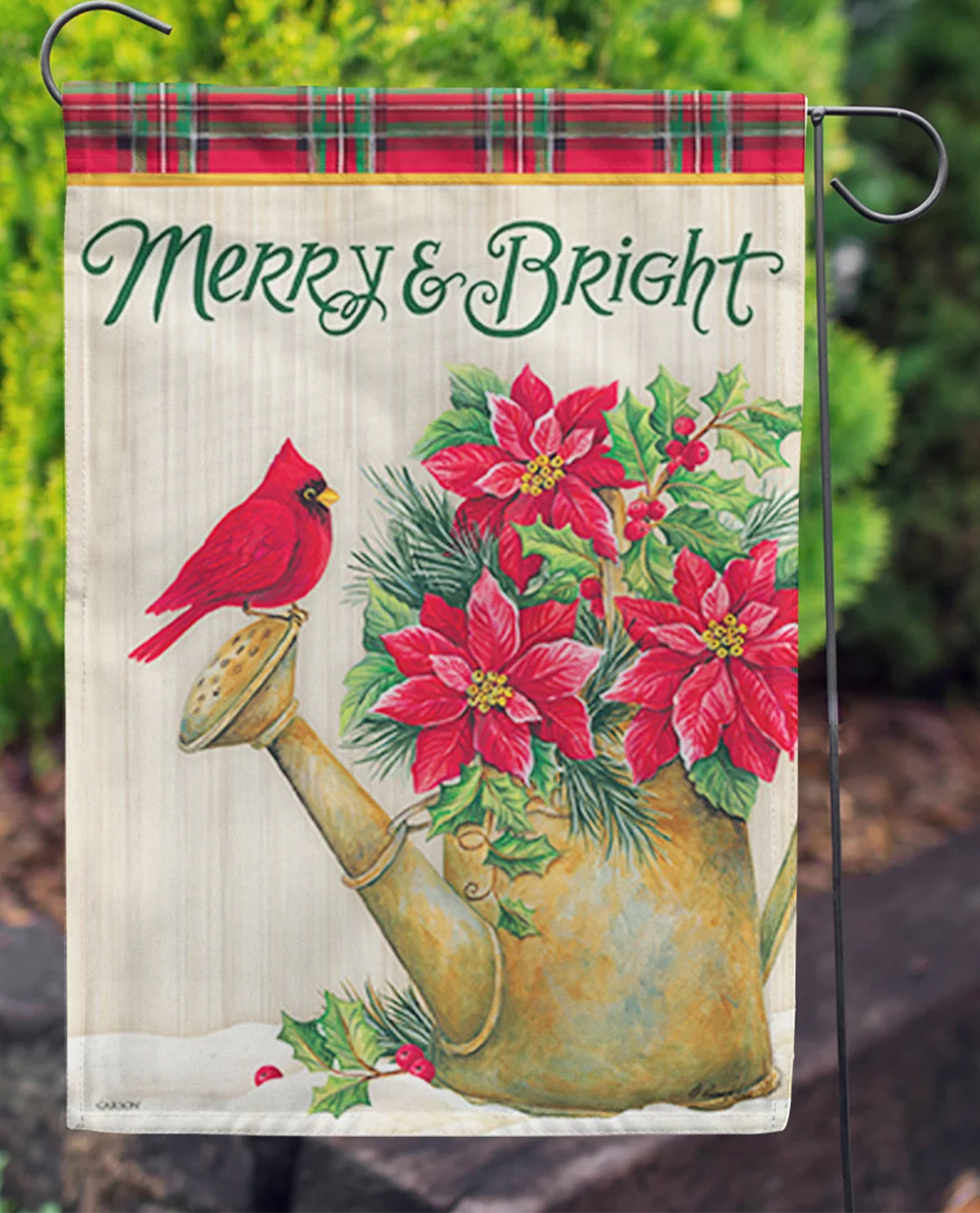 Merry & Bright Garden Flag