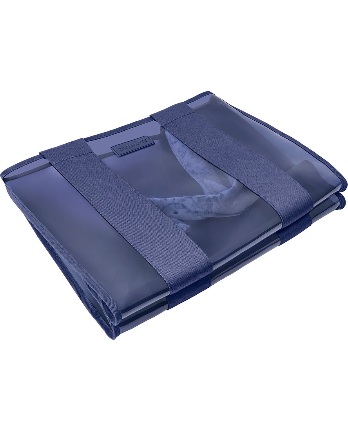 Case-Mate Navy Blue Jelly Scarf Tote with Phone Pouch