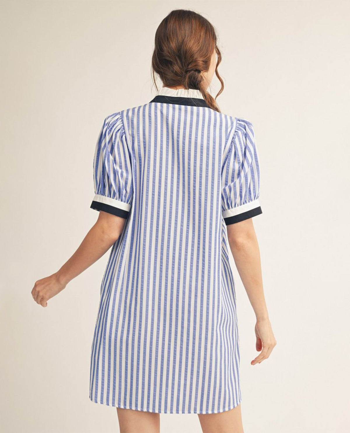 Jodilf Stripe Dress With Contrast Trim