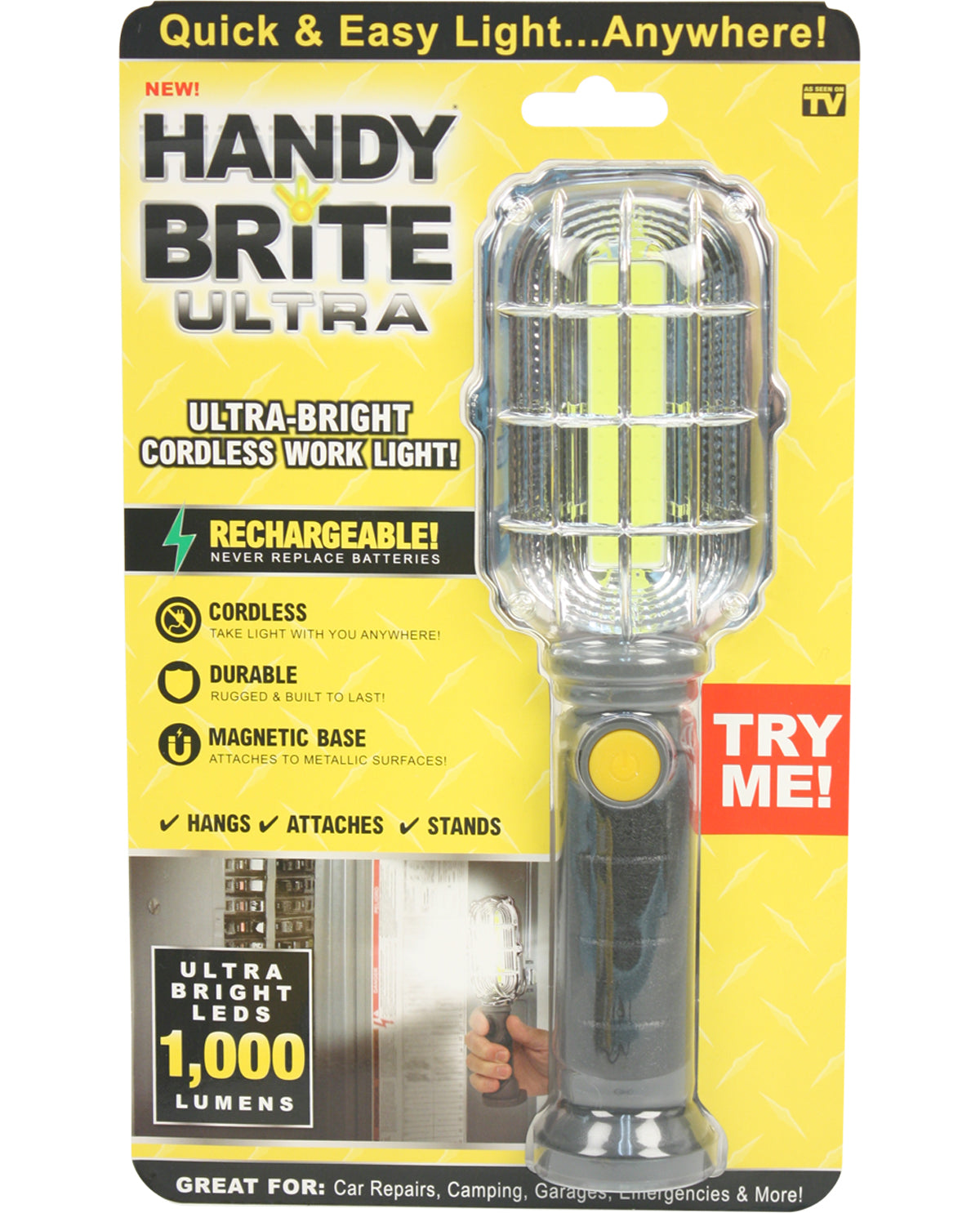 Handy Brite Ultra-Bright Cordless LED Work Light
