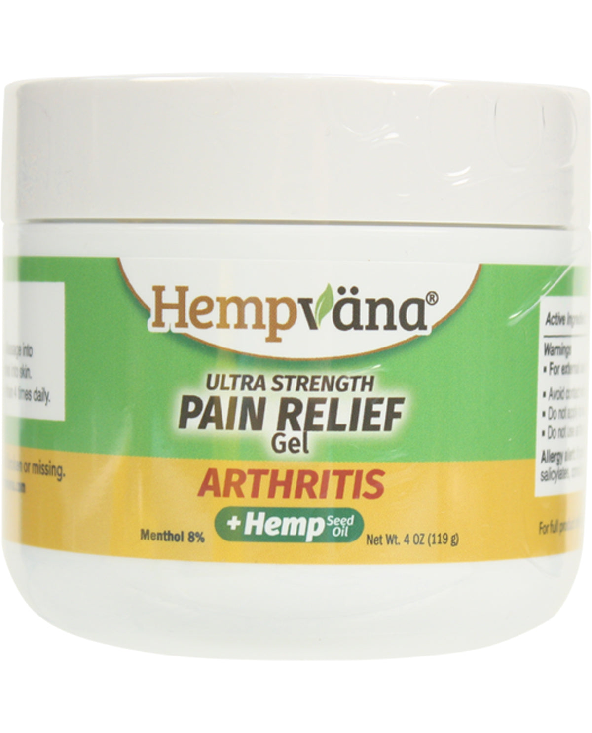 Hempvana Arthritis Ultra Strength Pain Gel