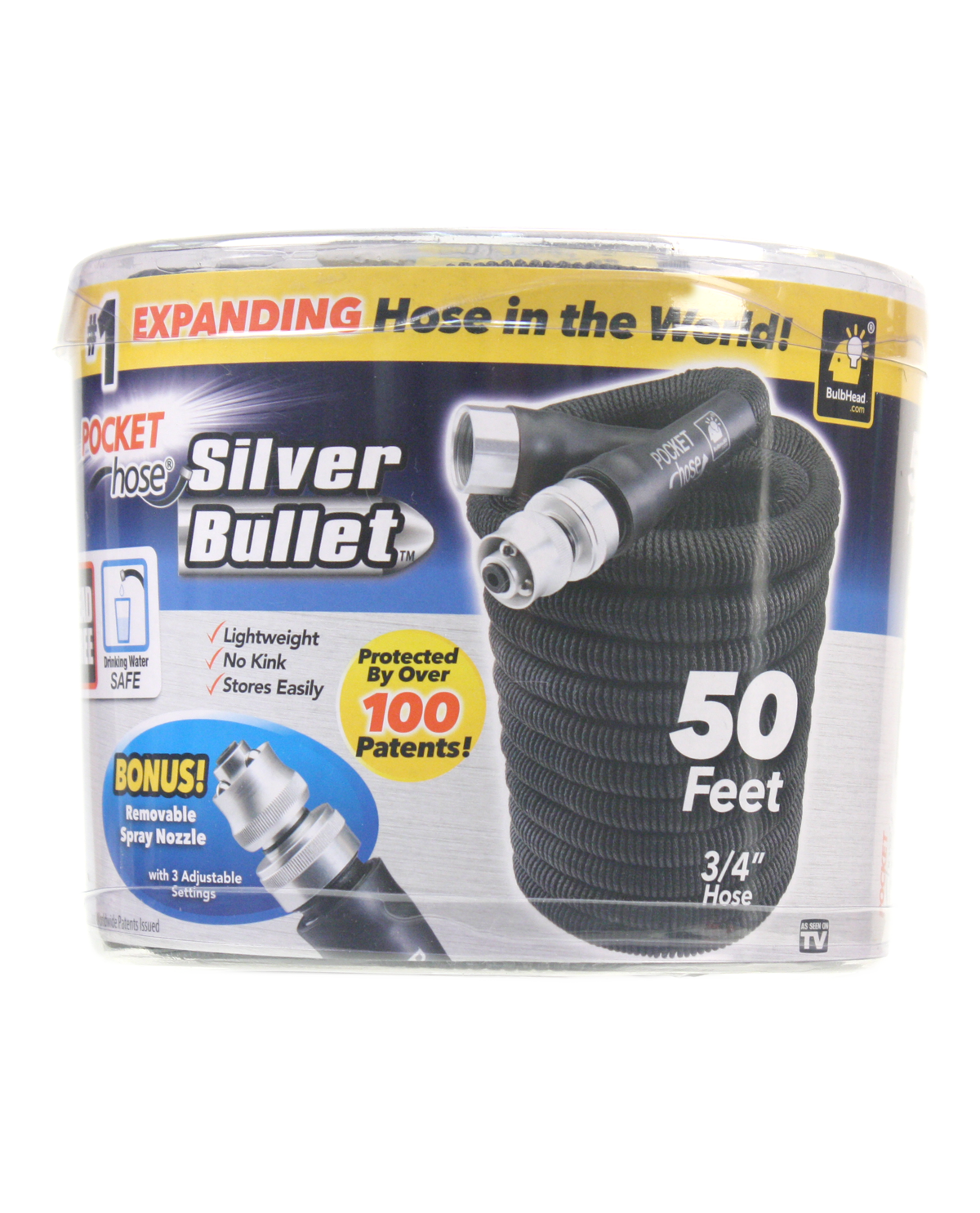 Silver Bullet Pocket Hose - 50 Ft.