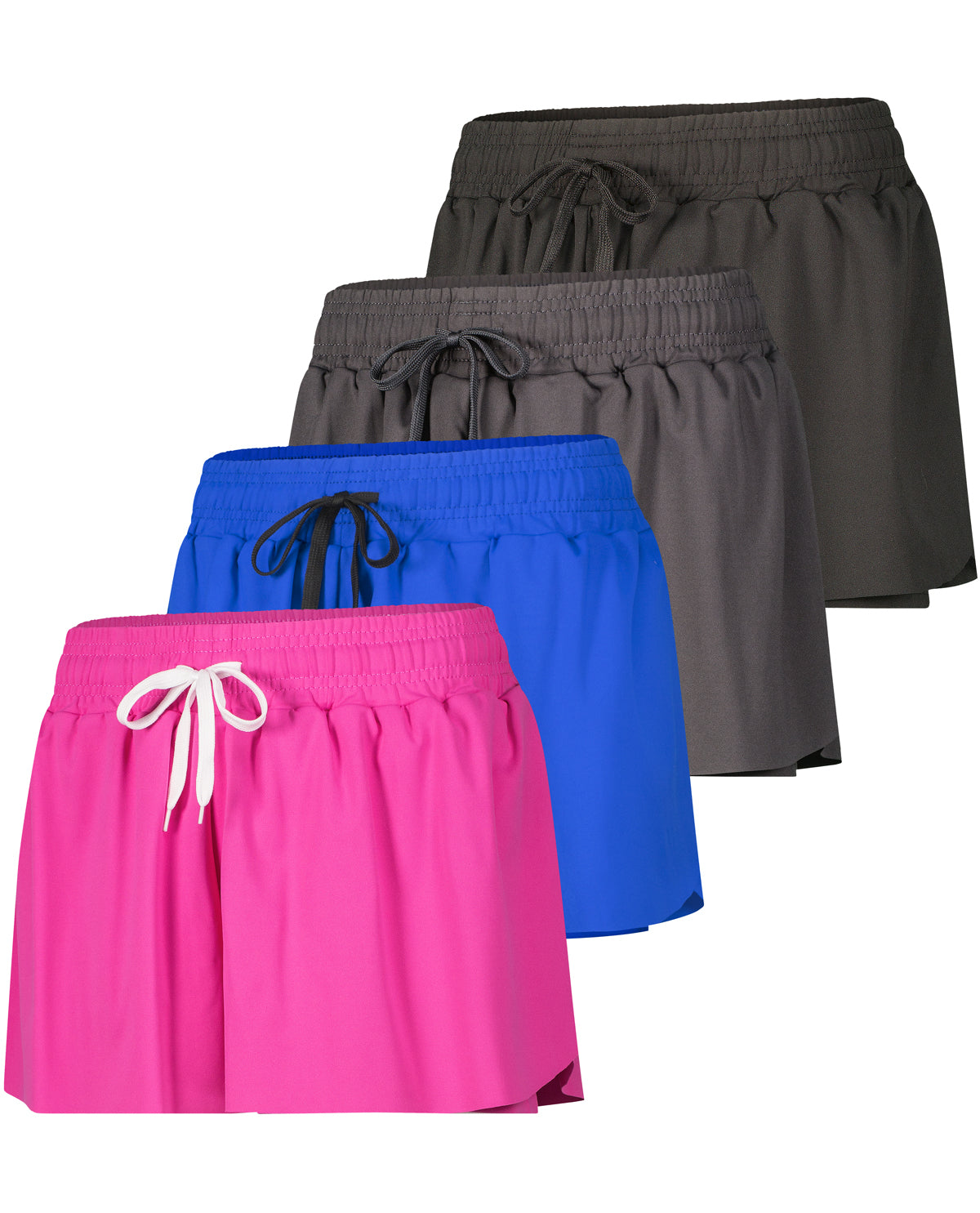 Real Essential Women's Flowy Dry Fit Running Shorts