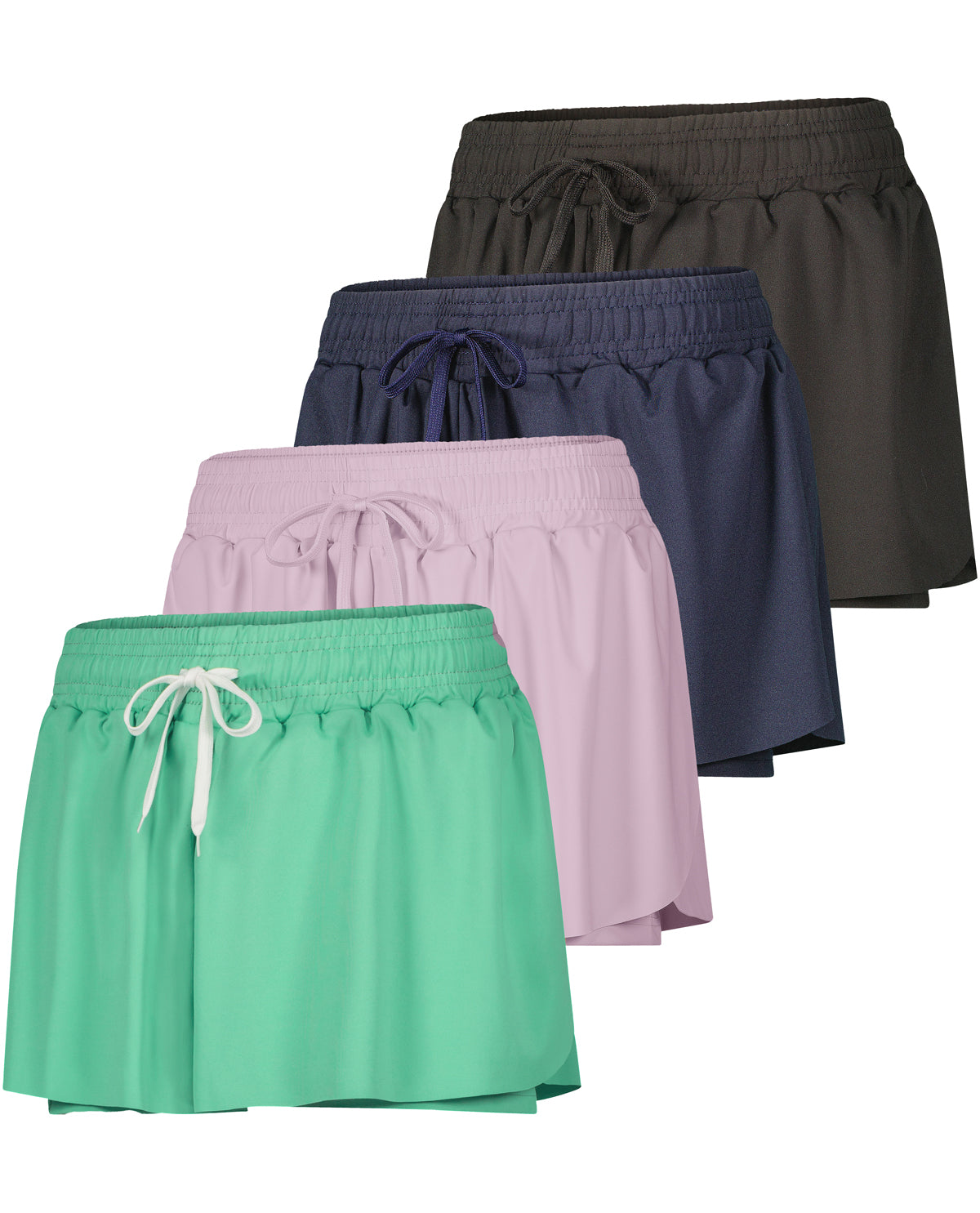 Real Essential Women's Flowy Dry Fit Running Shorts