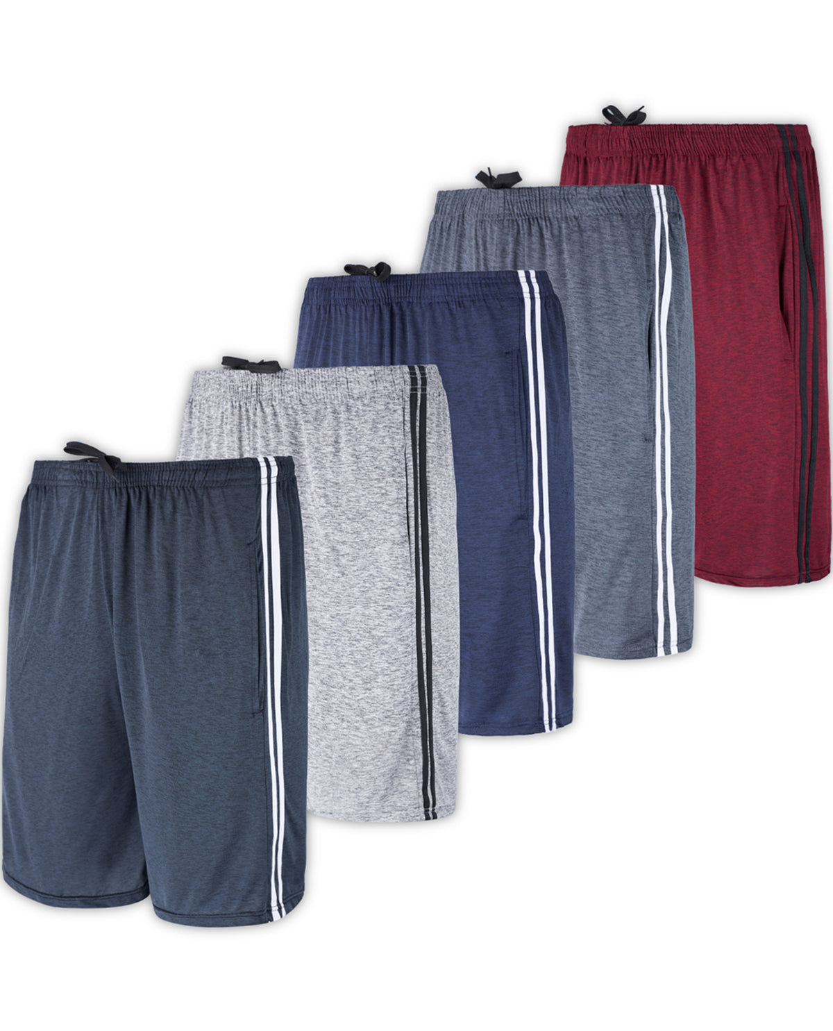 Real Essentials Men's Dry Fit Active Performance Short