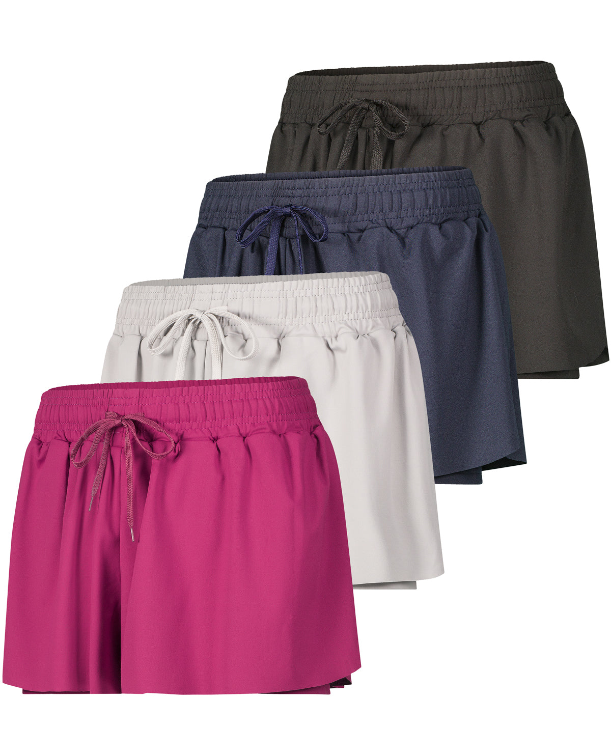 Real Essential Women's Flowy Dry Fit Running Shorts