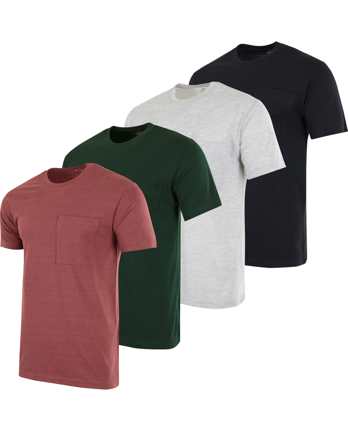 Real Essentials Big & Tall Cotton Short Sleeve Pocket Tee