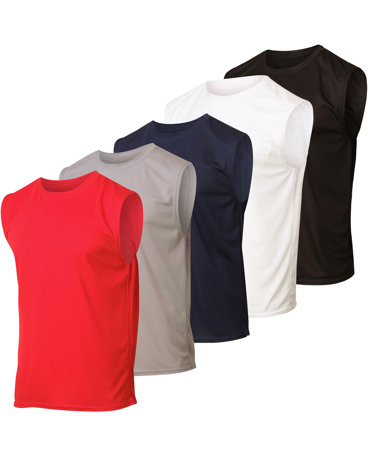 Real Essentials Men's Big & Tall Mesh Athletic Tech Tank Top