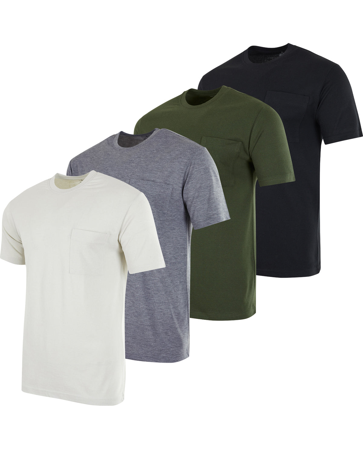 Real Essentials Big & Tall Short Sleeve Pocket Tee